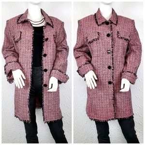 Evan-Picone Tweed, Frayed Edge Coat